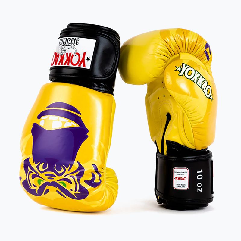 Vyriškos bokso pirštinės YOKKAO Primate yellow 2