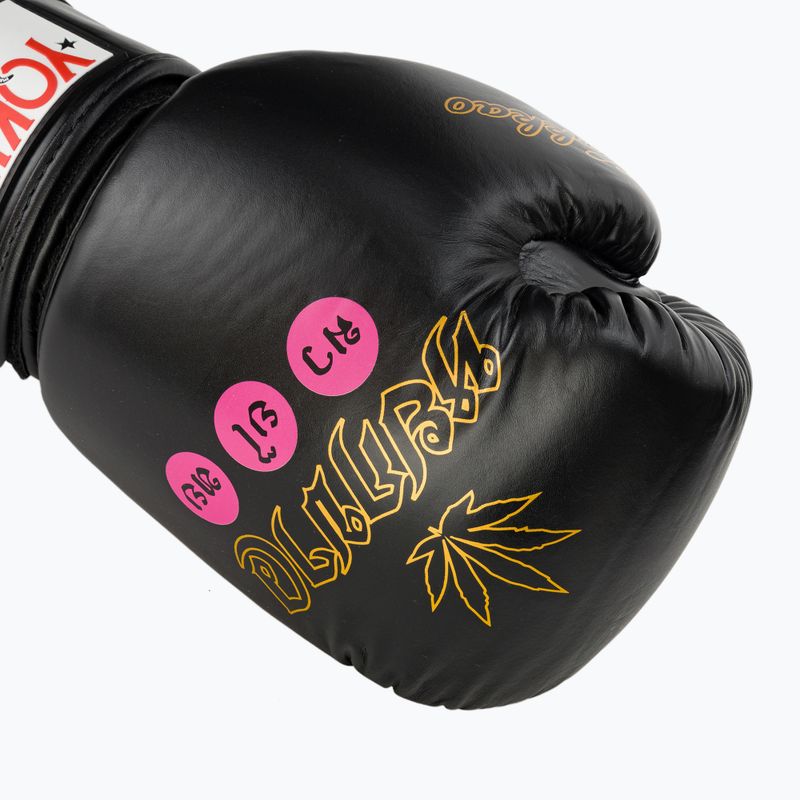Vyriškos bokso pirštinės YOKKAO Wax black 6