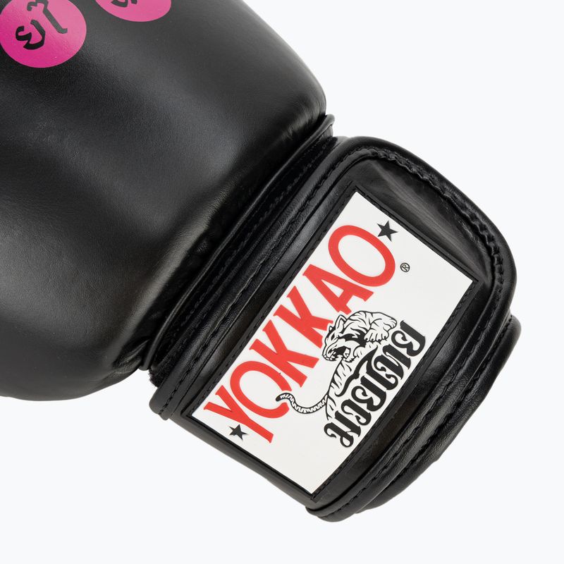 Vyriškos bokso pirštinės YOKKAO Wax black 7
