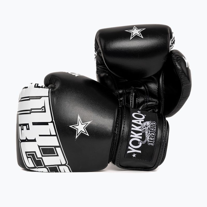 Bokso pirštinės YOKKAO Lettering Boxing black