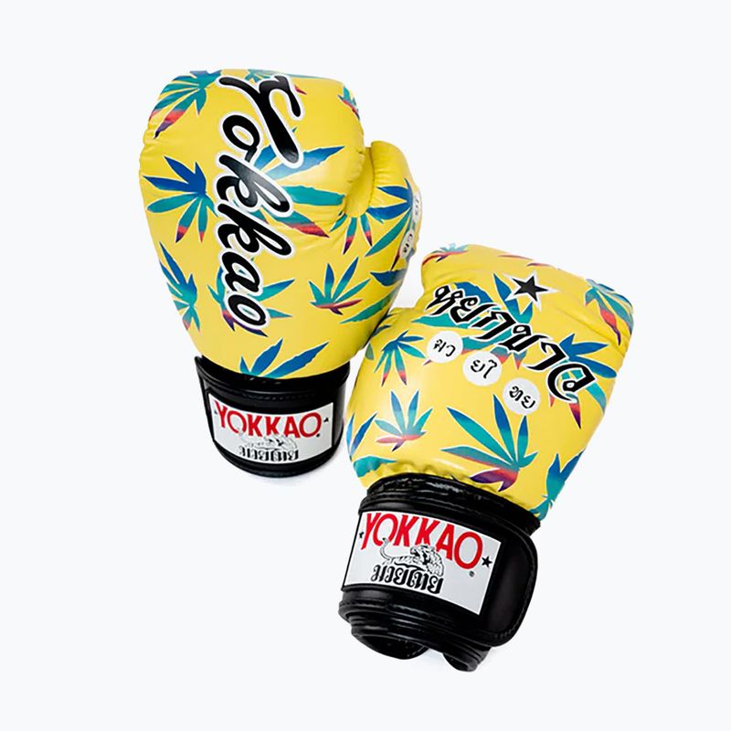 Vyriškos bokso pirštinės YOKKAO Wax yellow 4