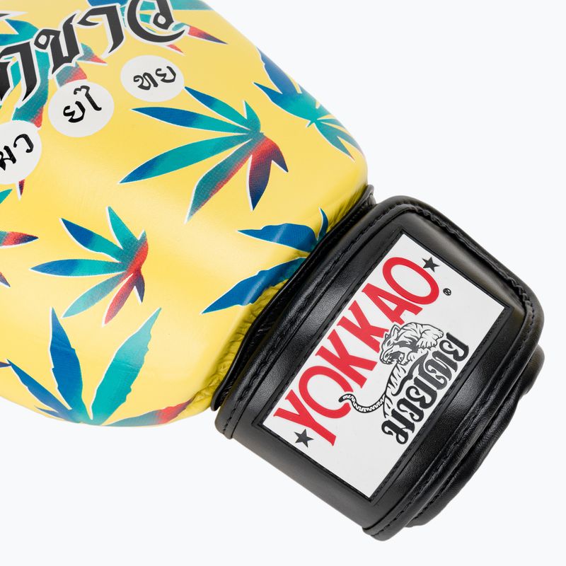 Vyriškos bokso pirštinės YOKKAO Wax yellow 7