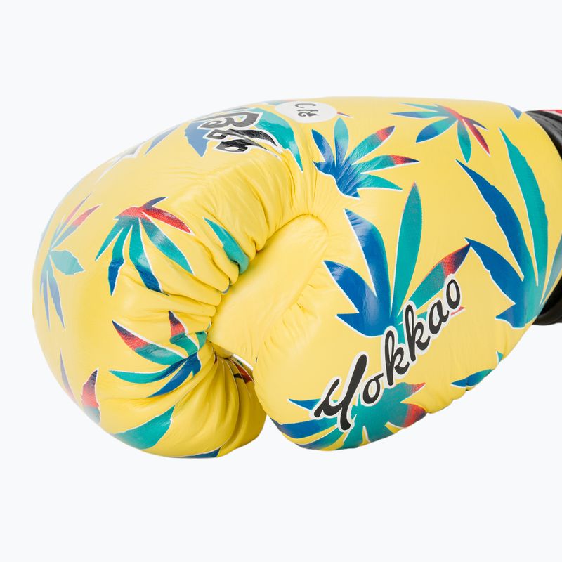 Vyriškos bokso pirštinės YOKKAO Wax yellow 8