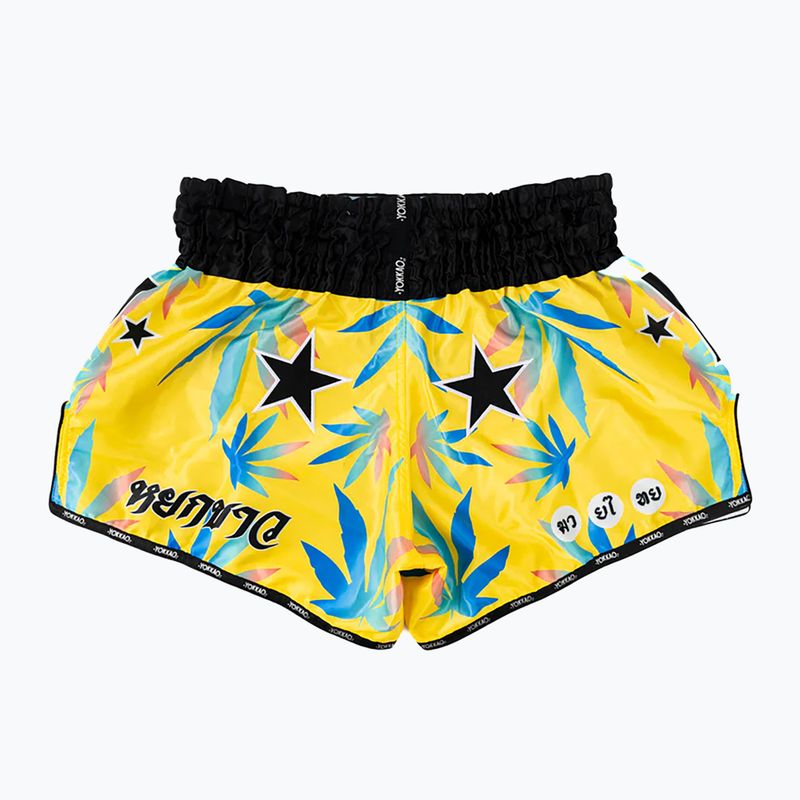 Vyriški treniruočių šortai YOKKAO Wax CarbonFit yellow 2