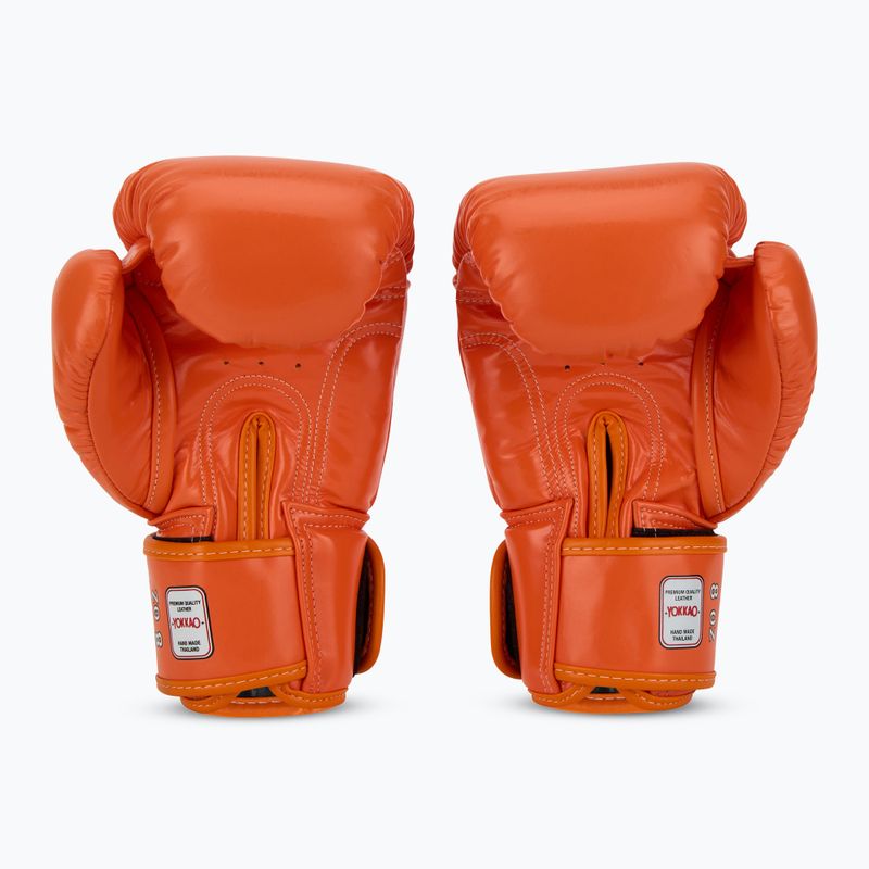 Vyriškos bokso pirštinės YOKKAO Matrix orange ibis 3