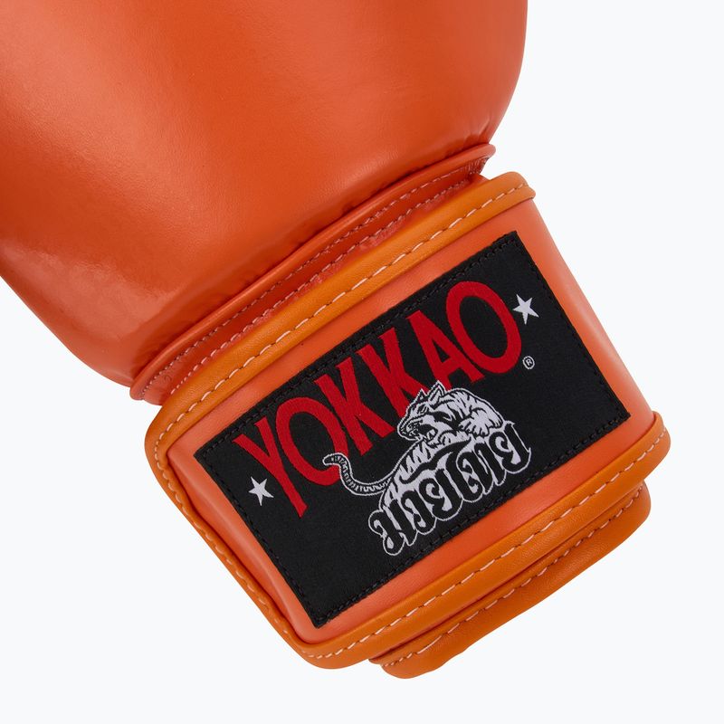 Vyriškos bokso pirštinės YOKKAO Matrix orange ibis 6