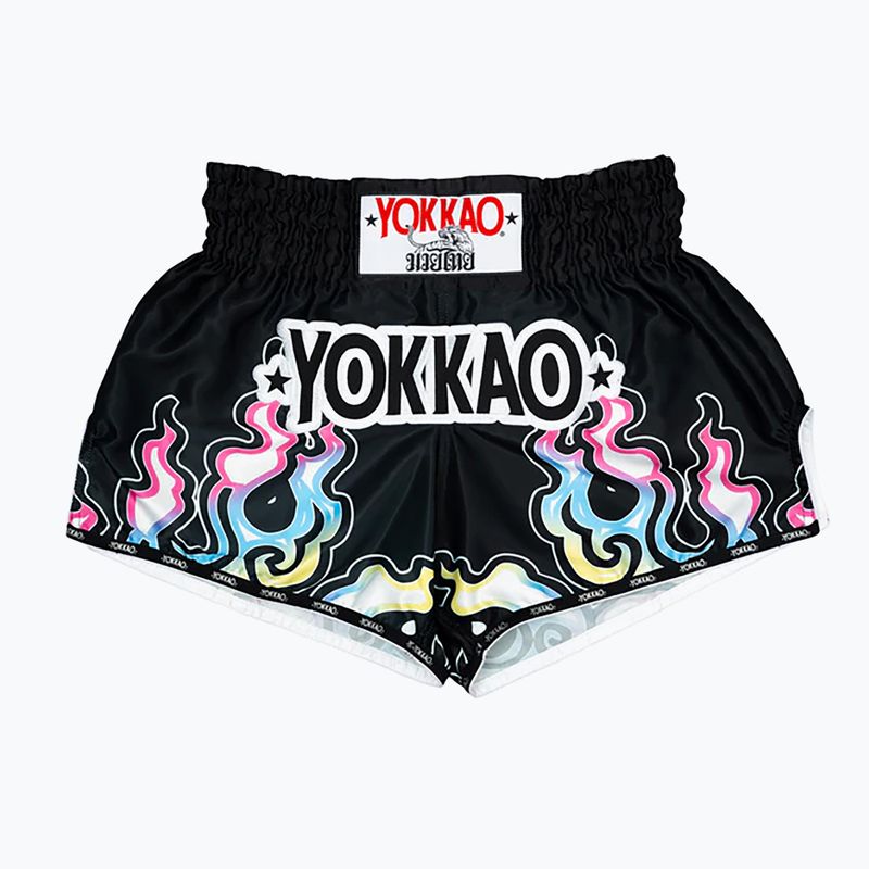 Vyriški treniruočių šortai YOKKAO Flames CarbonFit black