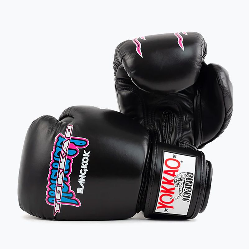 Vyriškos bokso pirštinės YOKKAO East Club black 7