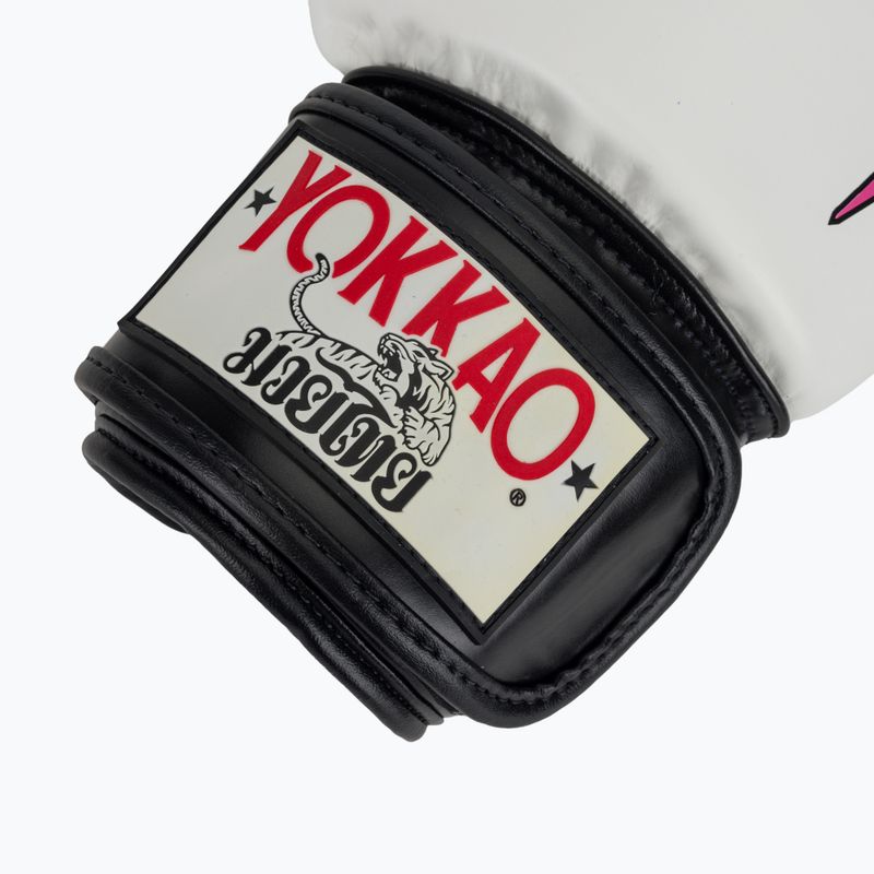 Vyriškos bokso pirštinės YOKKAO East Club white 6