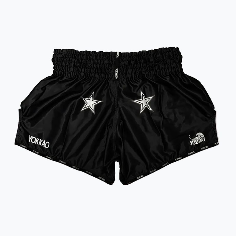 Vyriški treniruočių šortai YOKKAO Lettering Fight black 2