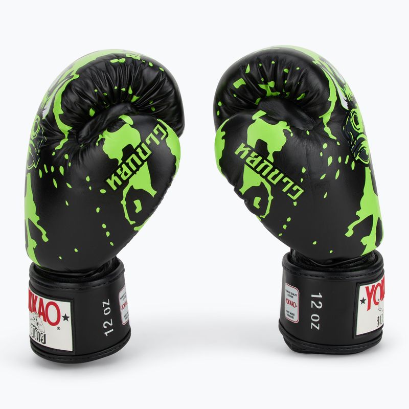 Vyriškos bokso pirštinės YOKKAO Angry Bull black 4