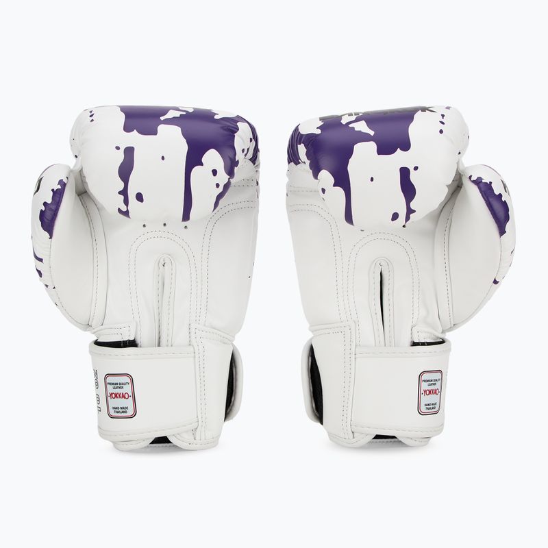 Vyriškos bokso pirštinės YOKKAO Angry Bull white 3