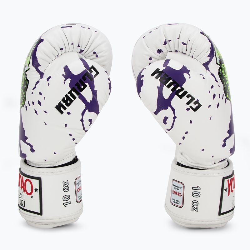 Vyriškos bokso pirštinės YOKKAO Angry Bull white 4