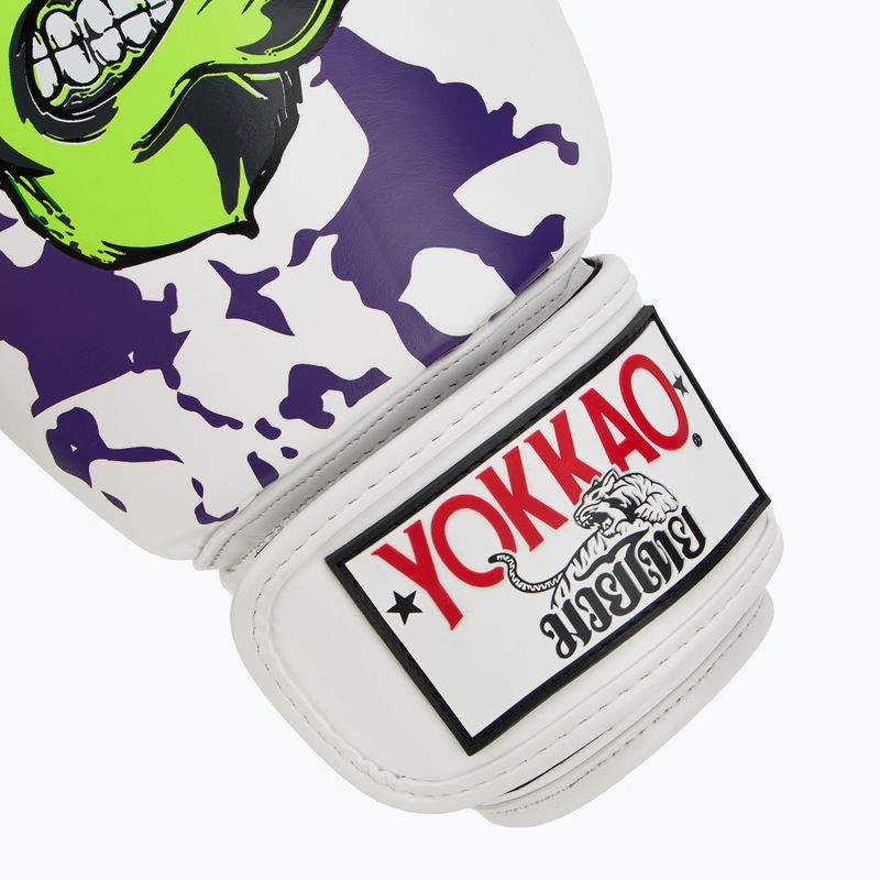 Vyriškos bokso pirštinės YOKKAO Angry Bull white 6