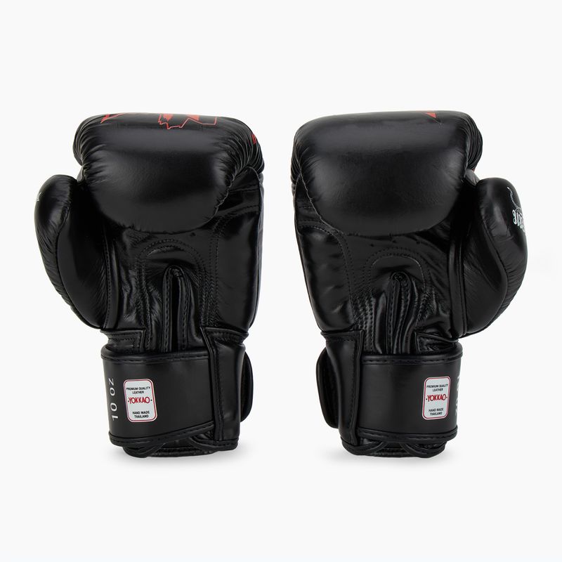 Vyriškos bokso pirštinės YOKKAO Fighter KO black 3