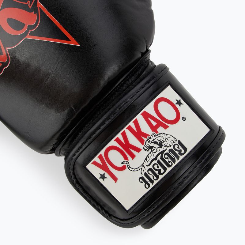 Vyriškos bokso pirštinės YOKKAO Fighter KO black 6