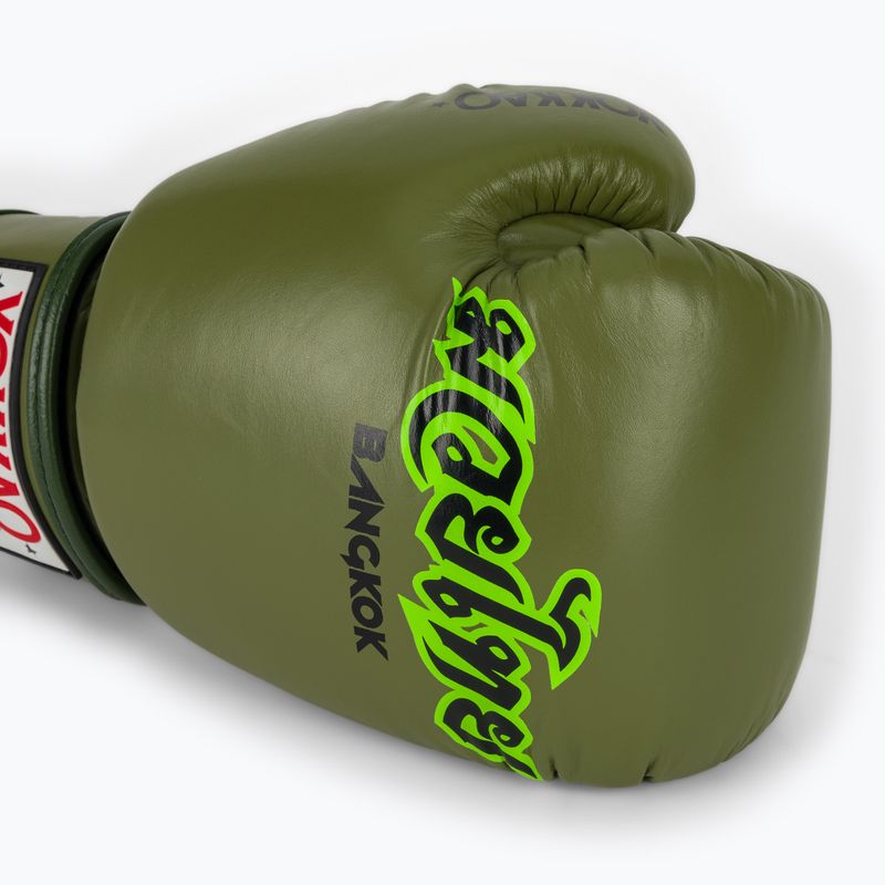 Bokso pirštinės YOKKAO Late Show Boxing olive 5