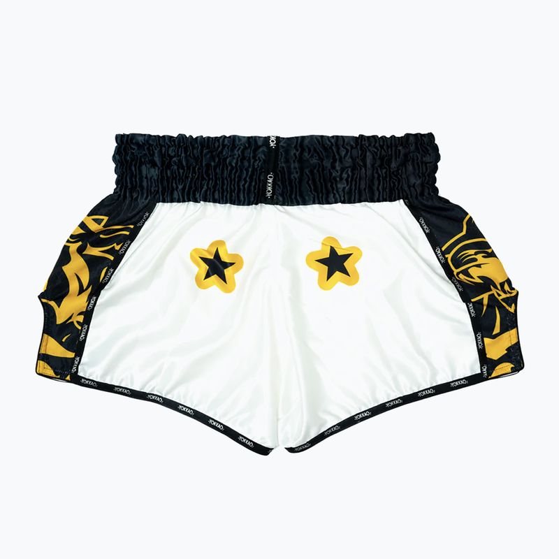 Vyriški treniruočių šortai YOKKAO Original Muay Thai white 2