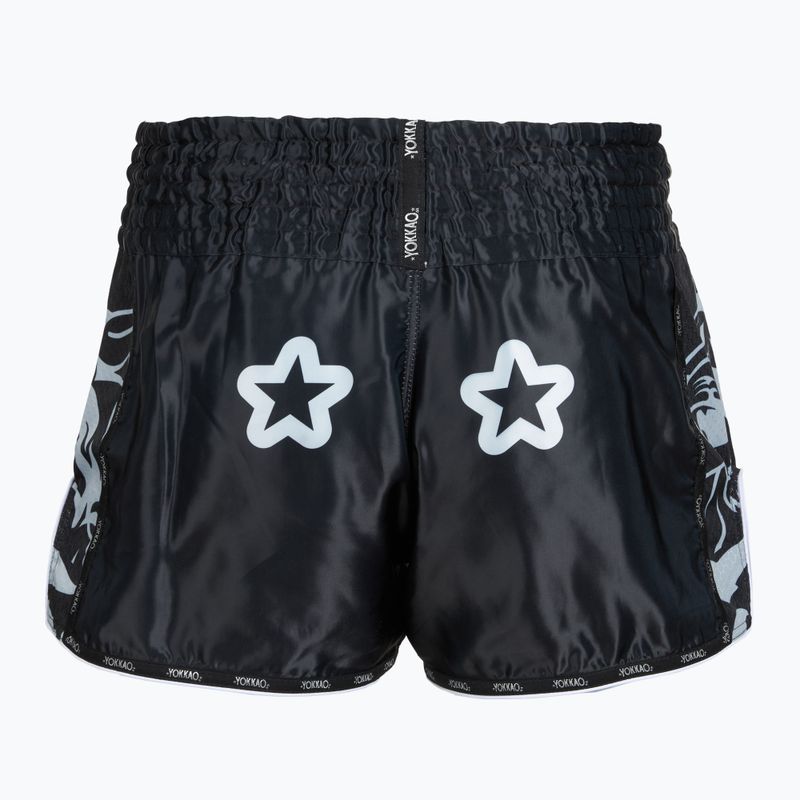 Vyriški treniruočių šortai YOKKAO Original Muay Thai black 2