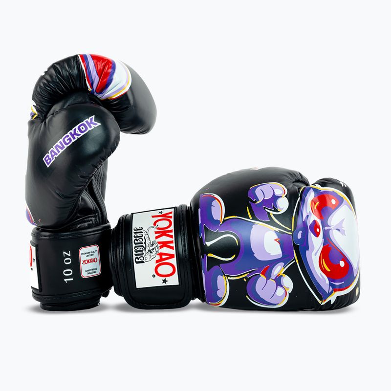 Bokso pirštinės YOKKAO Angry Rabbit Boxing black 2
