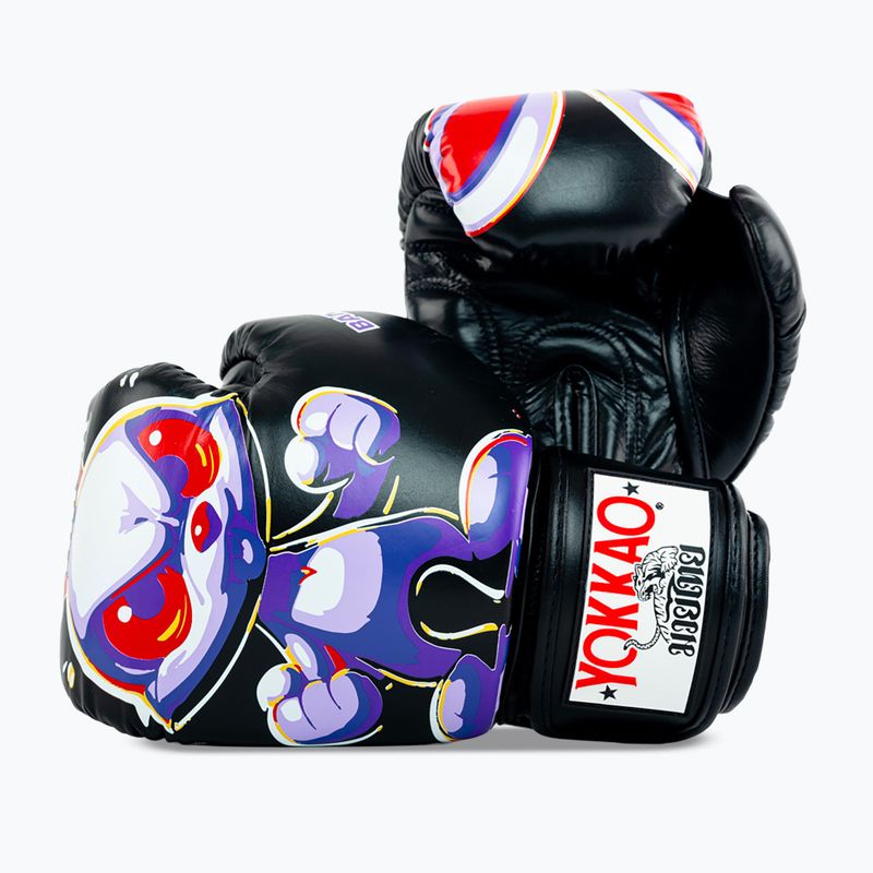 Bokso pirštinės YOKKAO Angry Rabbit Boxing black 3