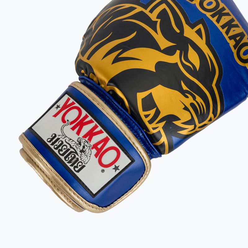 Bokso pirštinės YOKKAO Original Boxing Gloves electric blue 6