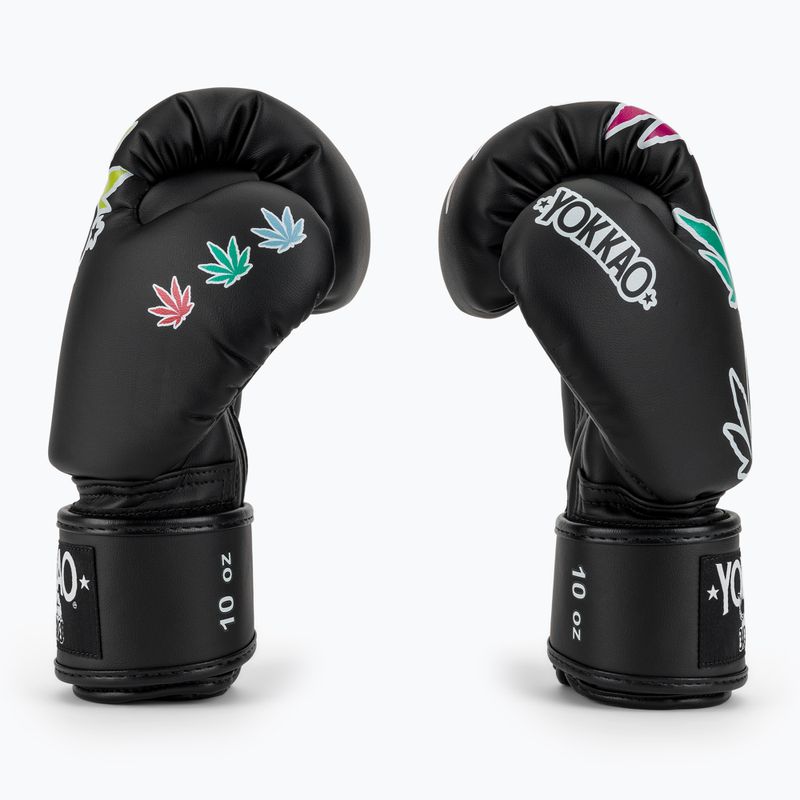 Bokso pirštinės YOKKAO Khalifa Kush Boxing black 4