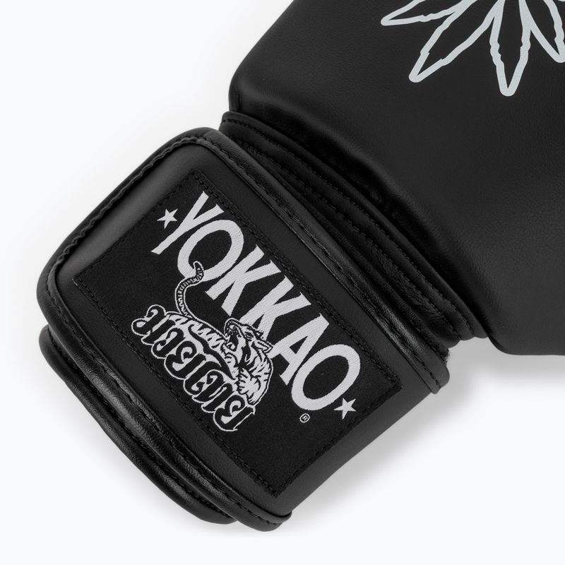 Bokso pirštinės YOKKAO Khalifa Kush Boxing black 6