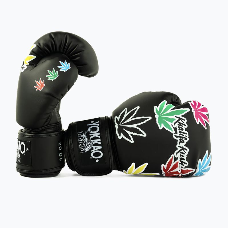 Bokso pirštinės YOKKAO Khalifa Kush Boxing black 4