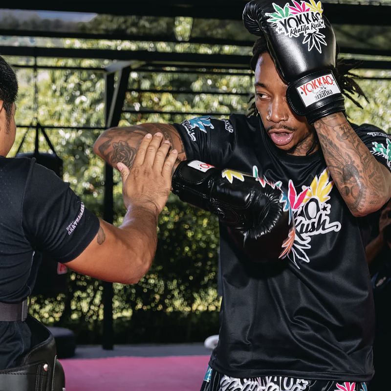 Bokso pirštinės YOKKAO Khalifa Kush Boxing black 8