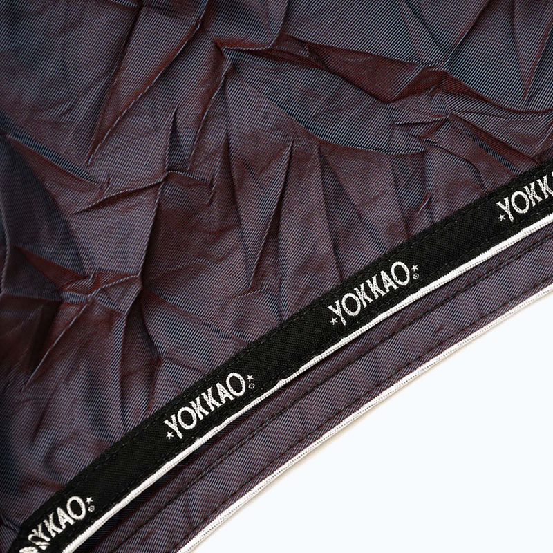 Vyriški treniruočių šortai YOKKAO Lunar Muay Thai iridescent blue grey 11