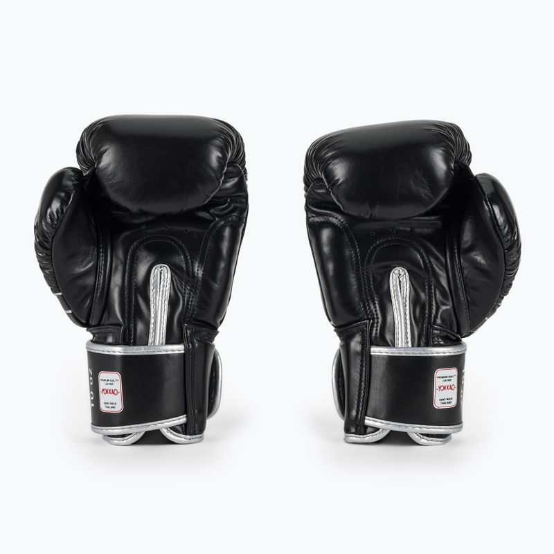 Bokso pirštinės YOKKAO Original Boxing Gloves absolute black 3