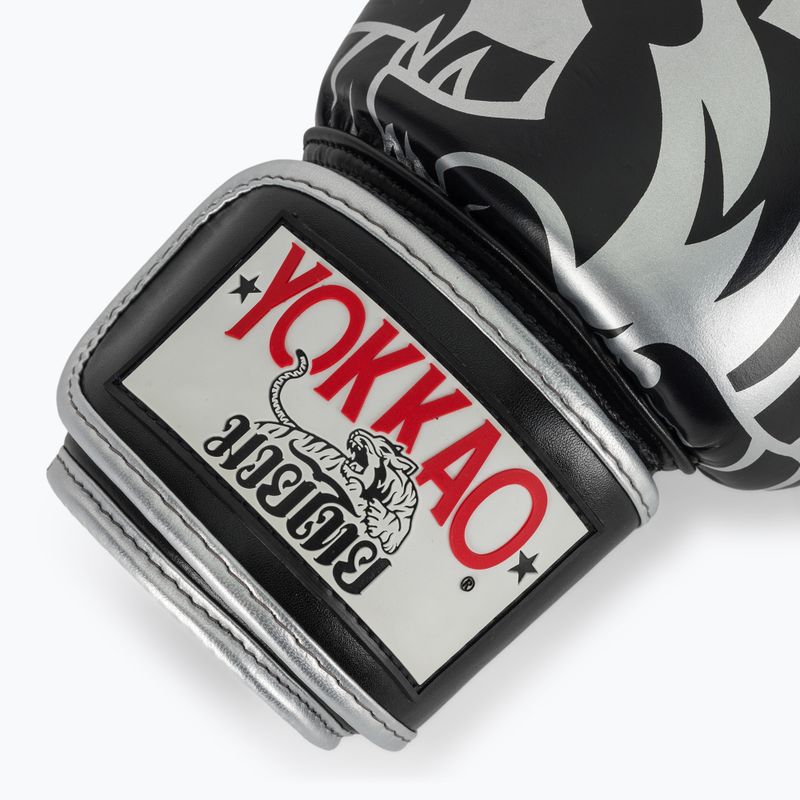 Bokso pirštinės YOKKAO Original Boxing Gloves absolute black 6