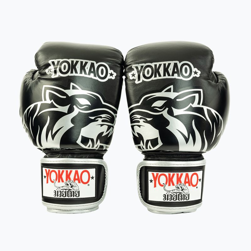 Bokso pirštinės YOKKAO Original Boxing Gloves absolute black 2