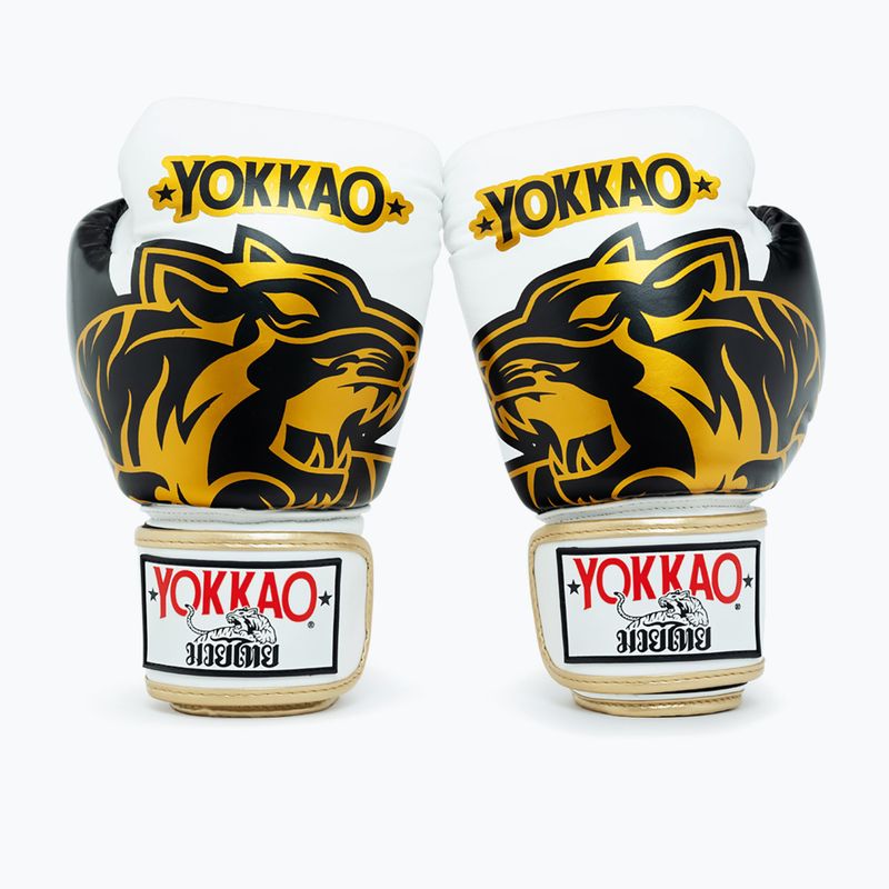Bokso pirštinės YOKKAO Original Boxing Gloves absolute white