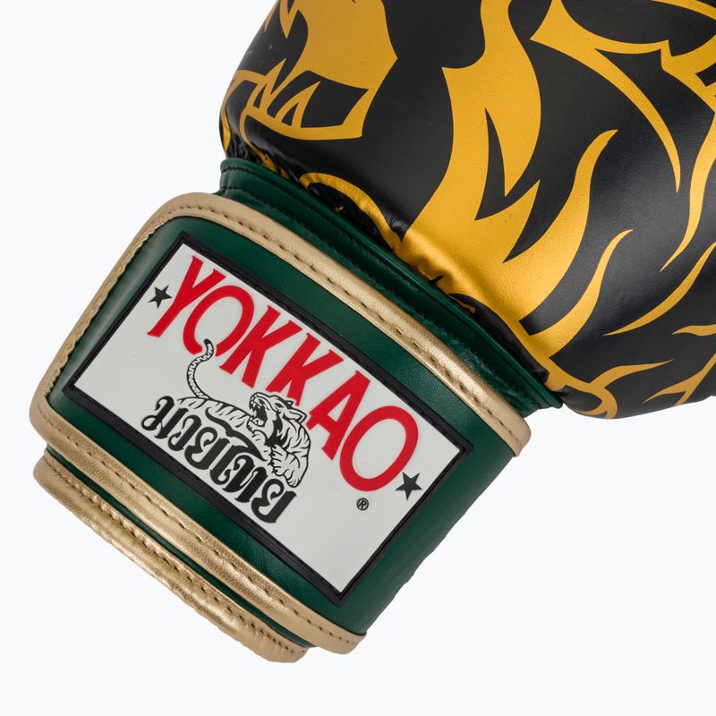 Bokso pirštinės YOKKAO Original Boxing Gloves forest green 6