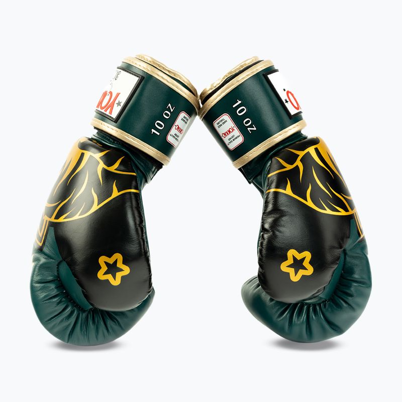Bokso pirštinės YOKKAO Original Boxing Gloves forest green 6