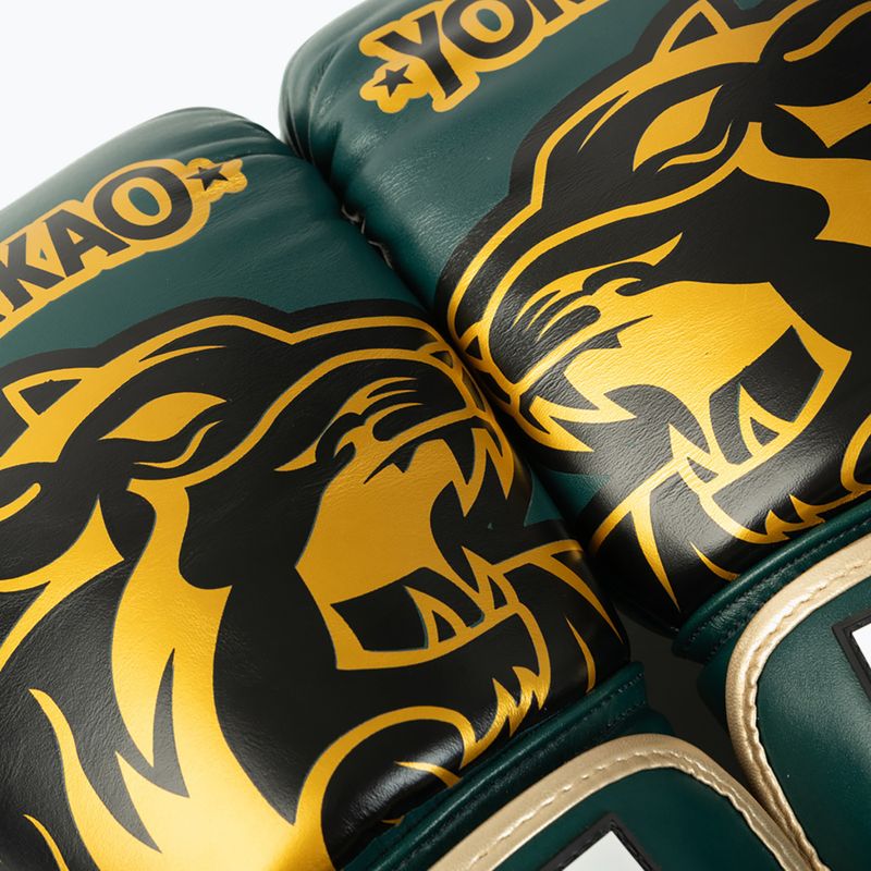 Bokso pirštinės YOKKAO Original Boxing Gloves forest green 7