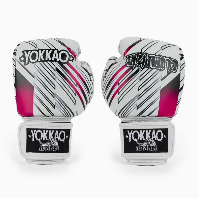 Bokso pirštinės YOKKAO Power Boxing white 2