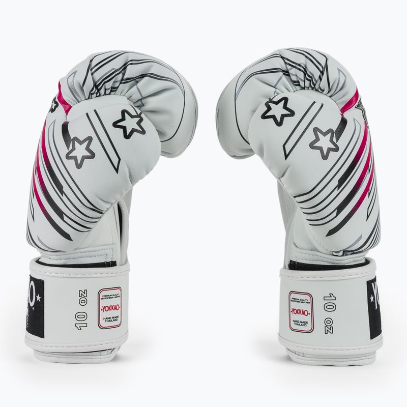 Bokso pirštinės YOKKAO Power Boxing white 4