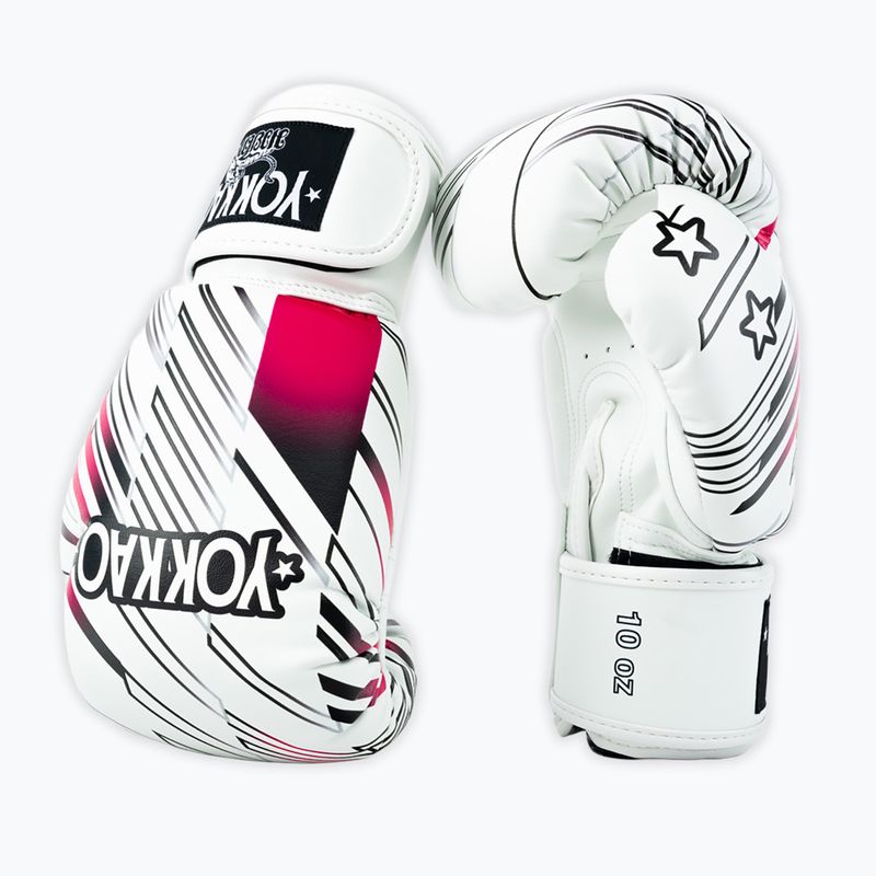 Bokso pirštinės YOKKAO Power Boxing white