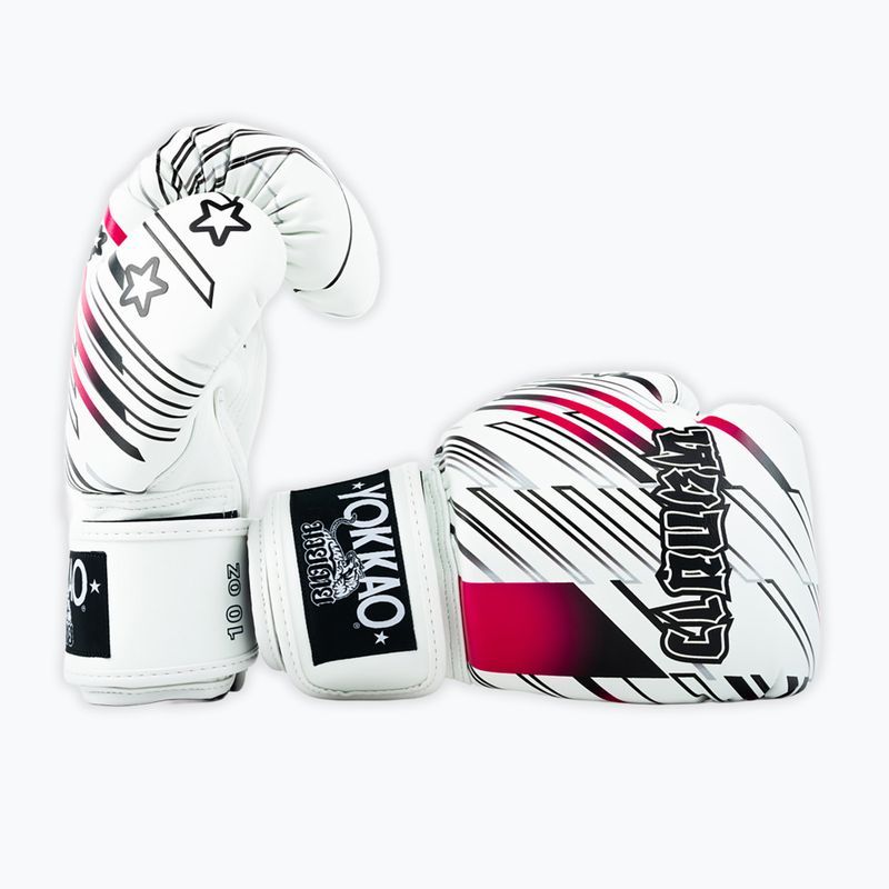 Bokso pirštinės YOKKAO Power Boxing white 2