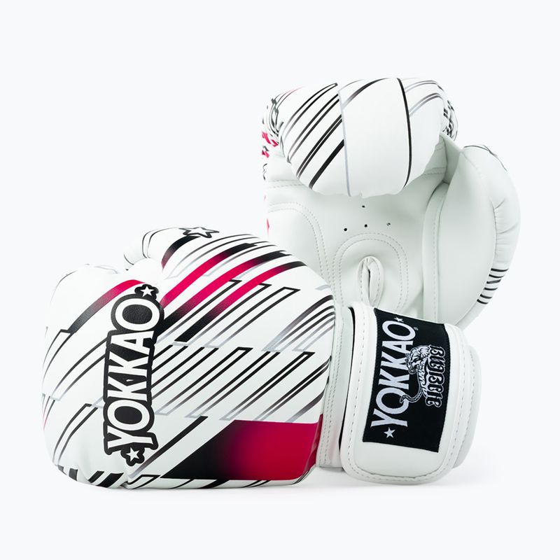 Bokso pirštinės YOKKAO Power Boxing white 3