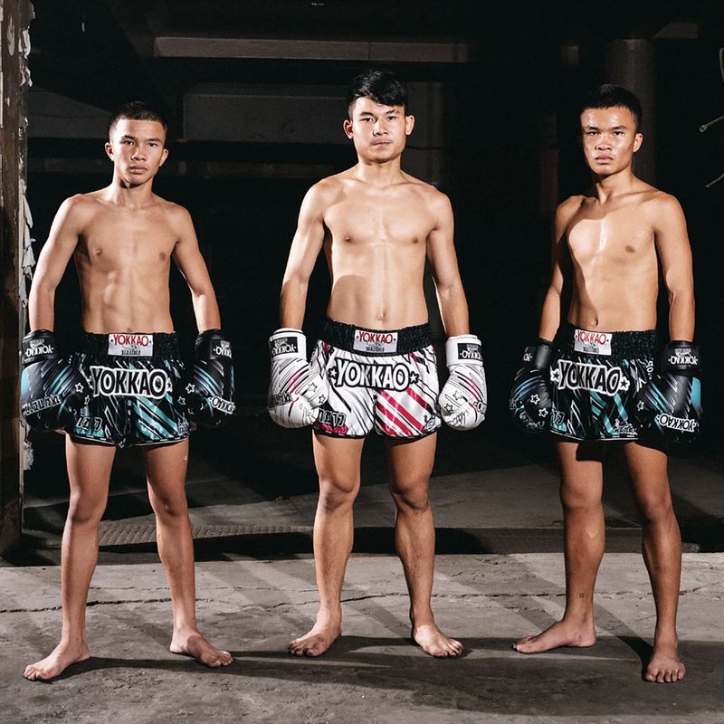 Vyriški treniruočių šortai YOKKAO Power Muay Thai black 6