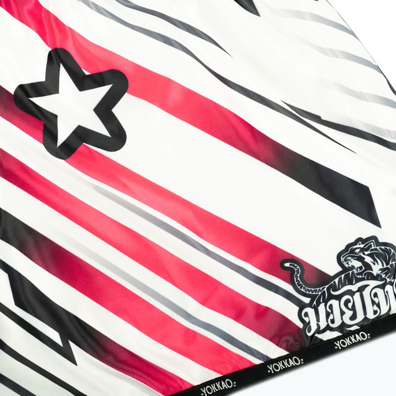 Vyriški treniruočių šortai YOKKAO Power Muay Thai white 4