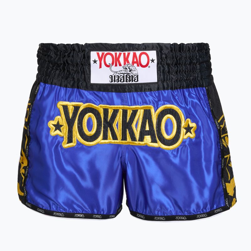 Vyriški treniruočių šortai YOKKAO Original Muay Thai electric blue