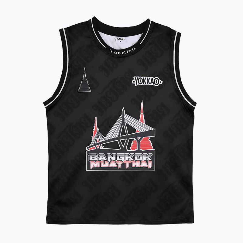 Vyriški treniruočių marškinėliai YOKKAO Basket Bridge Tank Top black