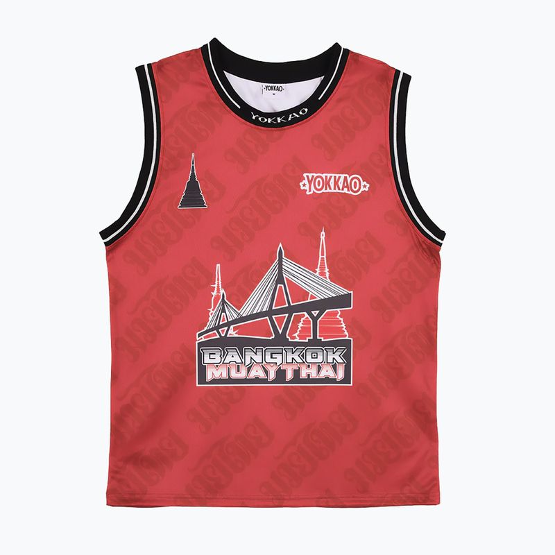 Vyriški treniruočių marškinėliai YOKKAO Basket Bridge Tank Top red