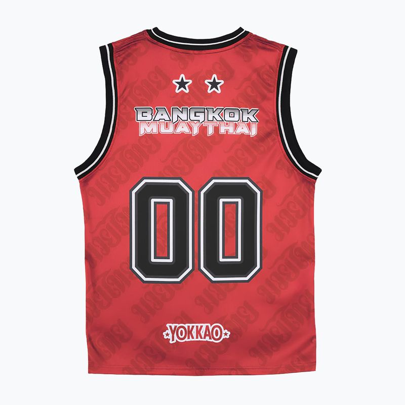 Vyriški treniruočių marškinėliai YOKKAO Basket Bridge Tank Top red 2