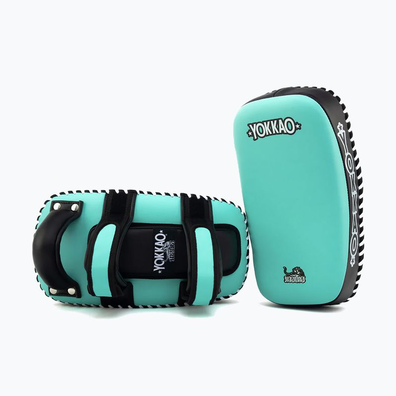 Treniruočių pagalvėlės YOKKAO Freestyle Kicking Pads 2 pcs tiffany/black 2